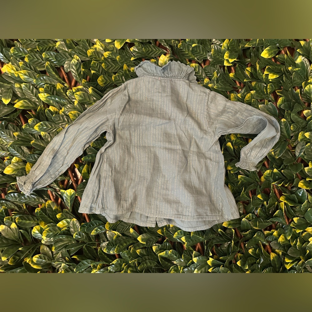 Marlot Girl’s Gray Button-Up Dress Size 4 years - Picture 3 of 6